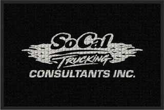 2' x 3' (22" x 35") Waterhog Impressions HD SOCAL TRUCKING Indoor-Outdoor Logo Mat