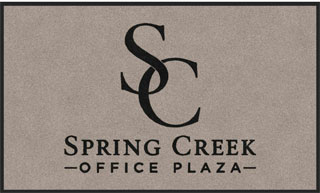 3' x 5' (35" x 59") Digiprint HD  SPRING CREEK  Indoor Logo Mat