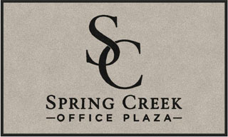 3' x 5' (35" x 59") Digiprint HD  SPRING CREEK  Indoor Logo Mat
