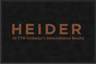 2' x 3' (24" x 35") Digiprint HD HEIDER Indoor Logo Mat