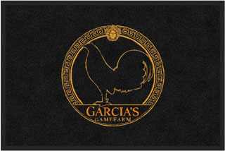 2' x 3' (24" x 35") Digiprint HD GARCIA'S GAMEFARM  Indoor Logo Mat