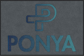 4' x 6' (45" x 69") ColorStar Impressions PONYA  Indoor Logo Mat