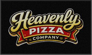 3' x 5' (35" x 59") Waterhog Impressions HD HEAVENLY PIZZA  Indoor/Outdoor Logo Mat