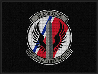 3' x 4' (35" x 45") Waterhog Impressions HD BLACKJACK Indoor-Outdoor Logo Mat