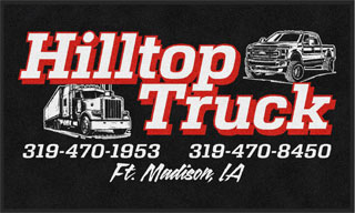 3' x 5' (35" x 58") ColorStar Impressions HILLTOP TRUCK  Indoor Logo Mat