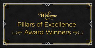 6' x 12' (68" x 142") Digiprint HD PILLARS OF EXCELLENCE  Indoor Logo Mat