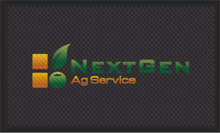 3' x 5' (35" x 56") Superscrape Impressions NEXTGEN Rubber Logo Mat