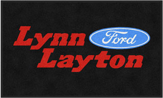 3' x 5' (35" x 58") ColorStar Impressions LYNN LAYTON  Indoor Logo Mat