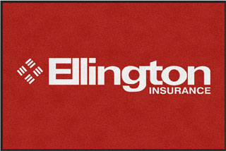 4' x 6' (45" x 69") ColorStar Impressions  ELLINGTON Indoor Logo Mat