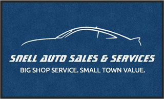 3' x 5' (35" x 58") ColorStar Impressions SNELL AUTO  Indoor Logo Mat