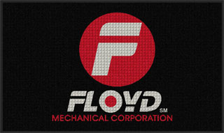 3' x 5' (35" x 59") Waterhog Impressions HD FLOYD CO  Indoor/Outdoor Logo Mat