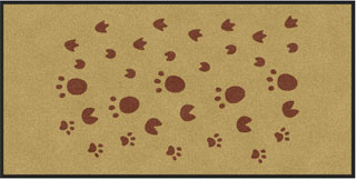 3' x 6' (35" x 69") Digiprint HD RAINBOW TREE FOOTPRINT  Indoor Logo Mat