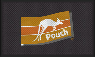 3' x 5' (35" x 56") Superscrape Impressions POUCH  Rubber Logo Mat