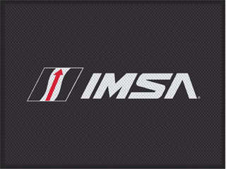 6' x 8' (70" x 95") Superscrape Impressions  IMSA  Rubber Logo Mat