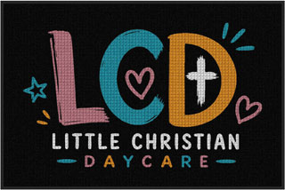 4' x 6' (45" x 69") Waterhog Impressions HD LCD Indoor /Outdoor Logo Mat