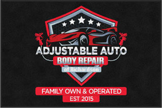 4' x 6' (45" x 69") Digiprint HD ADJUSTABLE AUTO  Indoor Logo Mat