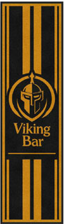 2' x 7' (24" x 84") Digiprint HD VIKING BAR Indoor Logo Mat