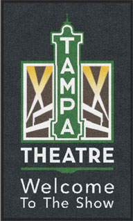 3' x 5' (35" x 59") Digiprint HD TAMPA THEATRE Indoor Logo Mat
