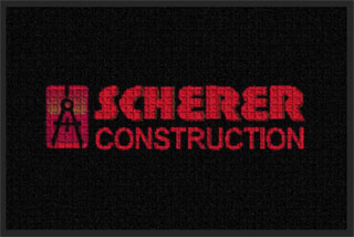 2' x 3' (22" x 35") Waterhog Impressions HD SCHERER  Indoor/Outdoor Logo Mat