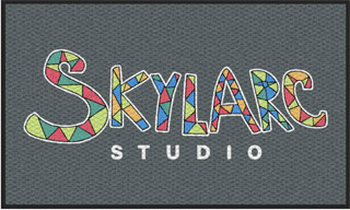 3' x 5' (35" x 58") Berber Impressions HD SKYLARC Indoor-Outdoor Logo Mat