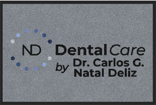 2' x 3' (24" x 35") Digiprint HD ND DENTAL CARE  Indoor Logo Mat