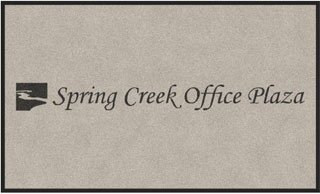 3' x 5' (35" x 59") Digiprint HD  SPRING CREEK  Indoor Logo Mat