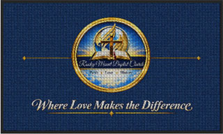 3' x 5' (35" x 59") Waterhog Impressions HD ROCKY MOUNT BC  Indoor/Outdoor Logo Mat