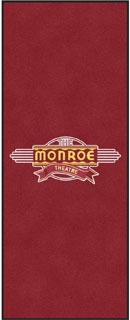 4' x 10'(45" x 119") Digiprint HD THE MONROE  Indoor Logo Mat