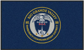 3' x 5' (35" x 59") Waterhog Impressions HD RIO GRANDE VALLEY  Indoor/Outdoor Logo Mat