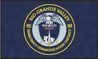 3' x 5' (35" x 59") Digiprint HD RIO GRANDE VALLEY Indoor Logo Mat