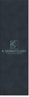 3' x 10' (35" x 119") Digiprint HD K DERMATOLOGY   Indoor Logo Mat