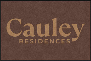 4' x 6' (45" x 69") ColorStar Impressions CAULEY RESIDENCES Indoor Logo Mat