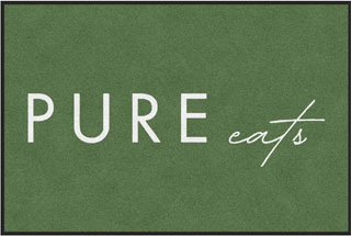 4' x 6' (45" x 69") Digiprint HD PURE EATS  Indoor Logo Mat