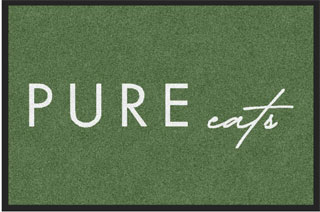 2' x 3' (24" x 35") Digiprint HD ND PURE EATS  Indoor Logo Mat
