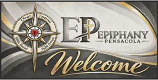 4' x 8' ( 45" x 95") Digiprint HD EPIPHANY PENSACOLA  Indoor Logo Mat