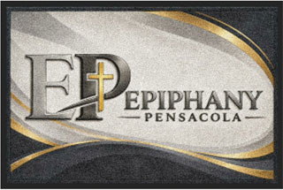 2' x 3' (24" x 35") Digiprint HD EPIPHANY PENSACOLA  Indoor Logo Mat