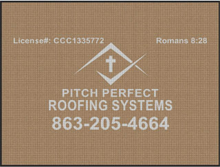 6' x 8' (70" x 96") Waterhog Impressions HD PITCH PERFECT  Indoor/Outdoor Logo Mat