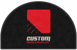 5' x 8' ( 58" x 95") Digiprint HD Custom Shape CUSTOM CRATES & PALLETS Indoor Logo Mat