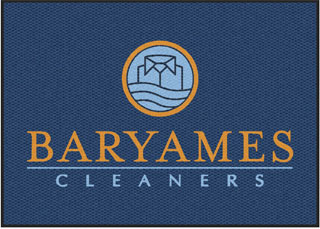 5' x 7' ( 58" x 83") Berber Impressions HD BARYAMES  Indoor / Outdoor Logo Mat