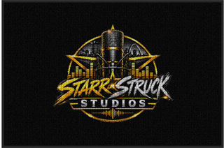 4' x 6' (45" x 69") Waterhog Impressions HD STARR STRUCK  Indoor/Outdoor Logo Mat