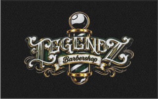 5' x 8' (58" x 95") Berber Impressions HD  LEGENDZ  Indoor/Outdoor Logo mat