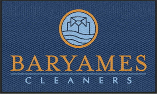 3' x 5' (35" x 58") Berber Impressions HD BARYAMES Indoor-Outdoor Logo Mat