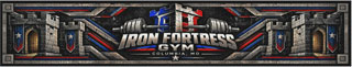 3' x 16' (35" x 190") Digiprint HD IRON FORTRESS GYM  Indoor Logo Mat