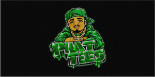 6' x 12' (68" x 143") Waterhog Impressions HD PHAT TEES  Indoor/Outdoor Logo Mat